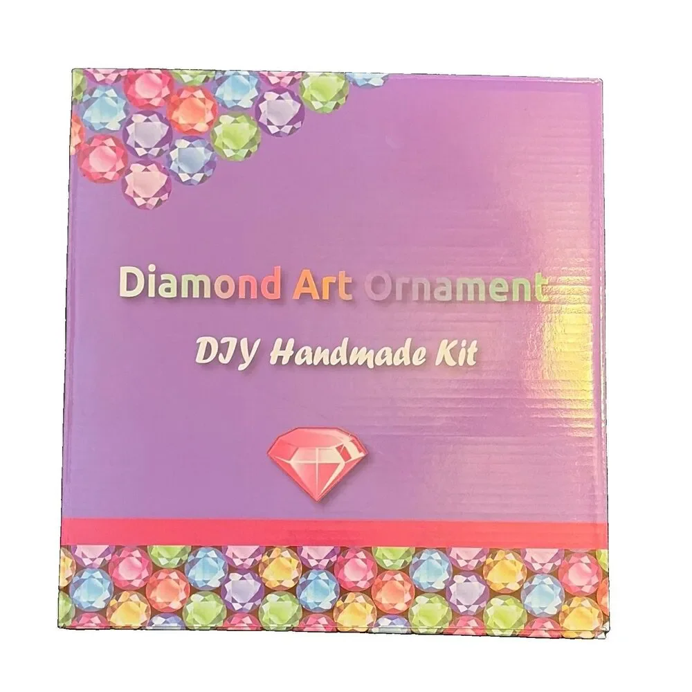 DIY Diamond Art Bird Ornament Kit SOBJ060 w/ Rhinestones, Tray & Applicator Pen